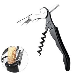 1000pcs/lot Waiter Wine Tool Bottle Opener Print LOGO Sea horse Corkscrew Knife Pulltap Double Hinged Corkscrew