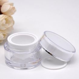 Empty Sample Lotion Jars 10g Makeup Foundation Base BB CC Cream Case Refillable Cosmetic Packaging Bottles 100pcs