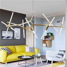 Modern LED Chandelier Crystal Pendant Lamps Fixture Square Surface Mounting Crystal Ceiling light Hallway Corridor Asile Lighting