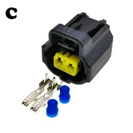 Black 2Pin 1.8mm C type car connector,Engine water Temp sensor plug,Car Engine Electrical connector for Toyota,Honda