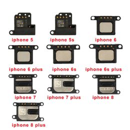 iphone 5s peças sobressalentes Desconto Speaker Orelha 10pcs fone de ouvido para o iPhone 5 5s 7 8 6 6S Além disso 6G 7G 8G Som Flex Cable Ouvir Peças de Reposição