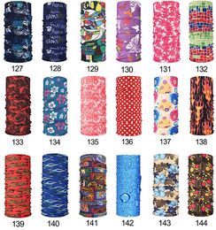 Hot Magic Scarfs Outdoor mask Multifunctional Cycling Bandana Women Men Hair band Scarf Magic Party Masks I412