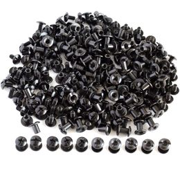 100pcs Black Tactical Slotted Posts and Cross Head Screw DIY Kydex Leather Holster Sheath Chicago Screws