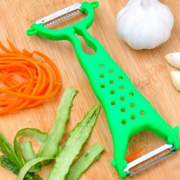 Kitchen Tool Fruit Slicer Apple Peel Blade Vegetables Grater Double Head Peeler Carrot Julienne Cucumber Cutter Potato Shredder