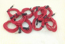 AUX cables 3.5 mm Male to Male Stereo Audio Extension Cable for headphone New red Interface