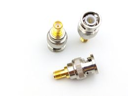 100pcs BNC Male to SMA Female Plug Coax connectors