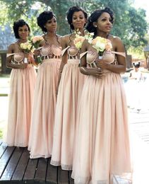 Sexy Bridesmaid Dresses Chiffon Country Bohemian 2020 Modest Vintage Cheap Plus Size Honour Of Maid Wedding Party Guest Gowns