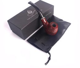 Red Wood Carved Pipe Resin Pipe Fine Handmade Tobacco Wholesale