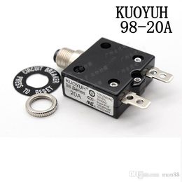 Circuit Breakers Taiwan KUOYUH 98 Series-20A Overcurrent Protector Overload Switch