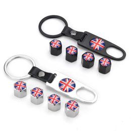 Universal Car Tyre Valve Caps Auto Wheel Bolt & Nut Air Stems Dust Cover with Keychain Emblem Auto Styling for BMW Benz Audi VW Honda