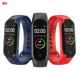 M4 Smart Wristbands 4 Fitness Tracker Watch Sport bracelet Heart Rate Blood Pressure Smartband Monitor Health Wristband