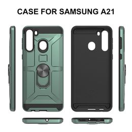 Ring With Bracket Function Protection Phone Case For Samsung A21S A21 A51 A71 A31 A11 A21 A01