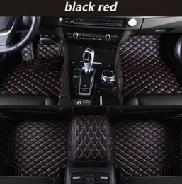 For Peugeot 308 2012-2019 Car Foot Pad Luxury Surround Waterproof Leather car mats