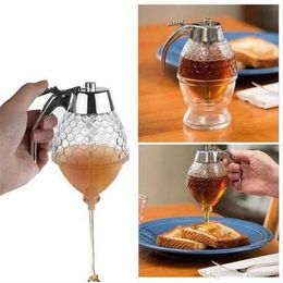 Cooking Utensils Clear Honey Syrup Dispenser Acrylic Kitchen Holder Pot Container Cooking Tool Dessert Tool