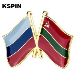 Russia Friendship Flag Badge Flag Brooch National Flag Lapel Pin International Travel Pins