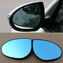 For Mazda 6 Car Rearview Mirror Wide Angle Hyperbola Blue Mirror Arrow LED Turning Signal Lights