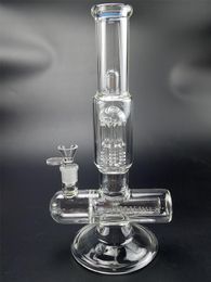 Upgrade Philtre Glass Water Bongs Arm Tree and Inline Perc Percolator Dab Rigs 13Inch Hookahs for Smoking Accessories