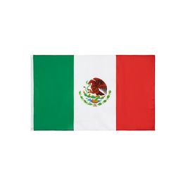 Mexico Flags Banner, 3x5ft All Countries, Double Stitched Hanging Advertising Outdoor Indoor Usage, Drop shipping from China Manufacturer