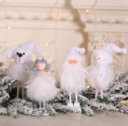 4Styles Christmas Gifts decorations plush toys standing action figures window snowman display items kids toys party Favour FFA3432