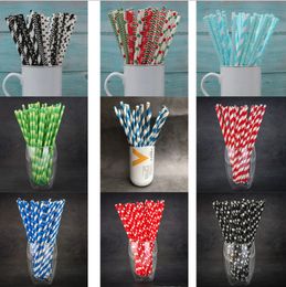 The latest various disposable paper straws, safe material that can be completely degraded, and a variety of Colour options