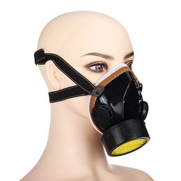 Gas Mask Active Carbon Philtre Paint Spray Protective Mask Against for Maldehyde Pesticide
