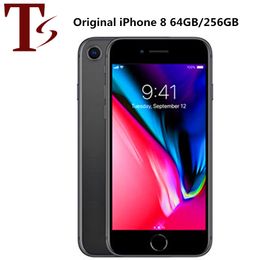 Refurbished Original Apple iPhone 8 4.7 inch Fingerprint iOS A11 Hexa Core 2GB RAM 64/256GB ROM 12MP Unlocked 4G LTE mobile Phone 6PCS