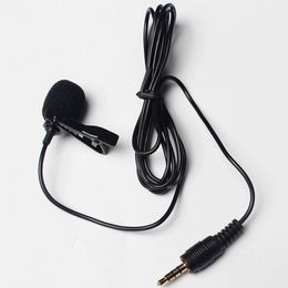 Universal Portable 3.5mm Mini Mic Microphone Hands Free Clip on Microphone Mini Audio Mic For PC Laptop Lound Speaker