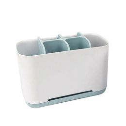 Electric Toothbrush Holder Toothpaste Caddy Stand Bathroom Organiser Case Rack Storage Box Desktop Organiser