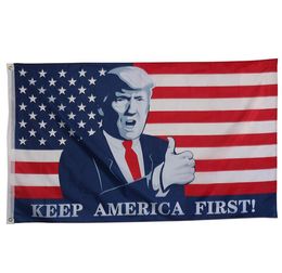 Trump Flag 90*150 USA President Election Flag 2020 Keep America First President Banner Flags Trump Election Banner Decor GGA3603-7