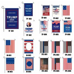 12x18inch 30*45cm Garden Flag Donald Trump President 2020 Yard Lawn Decoration for Supporting President Trump(Flagpole Not Included)