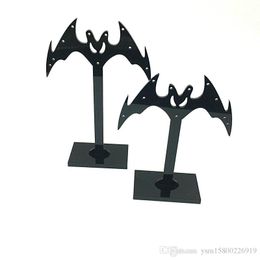 5 sets 3 set different sizes bats black plastic earrings jewelry display jewelry display shelf 12 11 9 cm