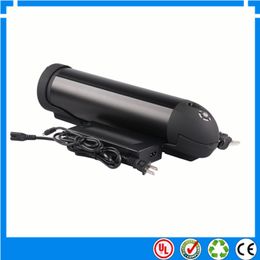 EU US RU No taxes 36V 10AH 13AH 14AH 16AH 17.5AH Lithium Water Bottle Battery Pack with 42V 2A Charger for Electric Bike