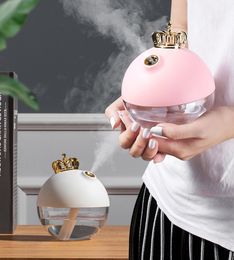 Selling humidifier night light mini usb desktop air atomizer night lamp small wireless humidifier girl heart creative gift Novelty Lighting