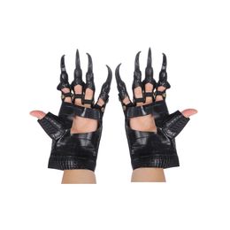 Horror Costume Halloween Props Black Claw Gloves Carnival Scary Cosplay Party Dragon Claw Decoration Novelty Funny Toys