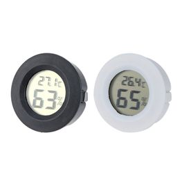 Mini LCD Digital Thermometer Hygrometer Temperature Humidity Meter Detector Thermograph Fahrenheit/Celsius for Humidors Home JK2008XB
