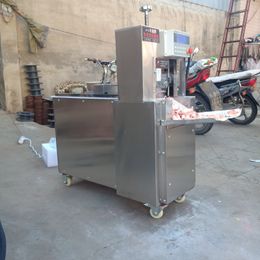 CNC single cut lamb roll machine commercial full automatic frozen meat roll slicer small beef and lamb roll frozen shaving machine