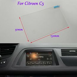 Internal Accessories 7 inch Car GPS Navigation Screen HD Glass Protective Film For Citroen C5