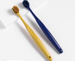 Couple toothbrush Bamboo charcoal Toothbrush Soft Nylon Capitellum Bamboo Toothbrushes for Hotel Travel Tooth Brush Househ 100 pcs free DHL