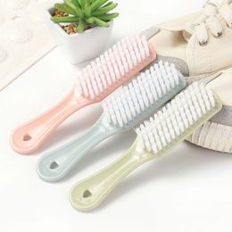 Wholesale Plastic Clean Brush Multifunction Clothes Shoes Cleaning Brush Candy Colour Soft Clean Brushes With Hanging Handle DBC BH3943