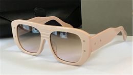 Vintage Retro Leisure Sunglasses Famous Eyewear Designer Square Shades Pink Sunglasses Ladies Sunglasses Anti Refelction 2058