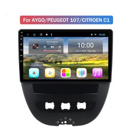 Quad Core Android 10.0 Car DVD Video For AYGO/PEUGEOT 107/CITROEN C1 Autoradio GPS Navigation Head Unit