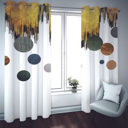 3D Curtain Printing Chinese Luxury Curtains For Living Room Bedroom Creative modern fashion Printing Window Curtain Drapes Curtain