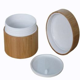 30G 50G Bamboo Cream Jar Wooden Jar with PP Inner, Cosmetic Packaging Bottle Cream Jar fast shipping