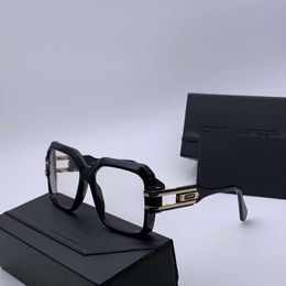 Square Eyeglasses Frame for Men 623 Black/Gold Full Rim Optical Frame 57mm gafas de sol Fashion Sunglasses Glasses Frames Eyewear wth box