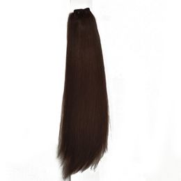 Top Quality 100% Remy Human Brazilian hair Black Colour Ponytail Horsetail Clips in/on Human Hair Extension Dark Brown Colour