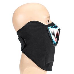 LED Luminous Voice Control Face Mask Dust Wind Sun Protection Cycling Face Scarf Party Dance Mask Balaclava