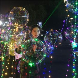 LED Flashing Lights Balloons Night Lighting Light String Bobo Ball Multicolor Decoration Balloon Wedding christmas party gifts Kids Toys 01