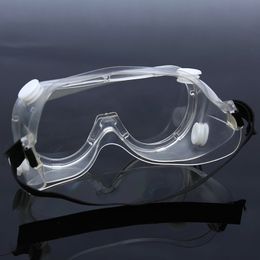 DHL خالية من أقنعة مكافحة حزب نظارات نظارات نظارات للجنسين عالية الوضوح حظر مضاد للغبار مختبر العمل
