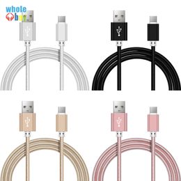 1m pure Colour Fast Charger USB-C / Micro USB cable for android