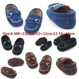 sapatos de bebê de couro mocassim infantil primeira caminhantes sapatos pretos para o bebé recém-nascido de couro para 0 bebês -1year atacado